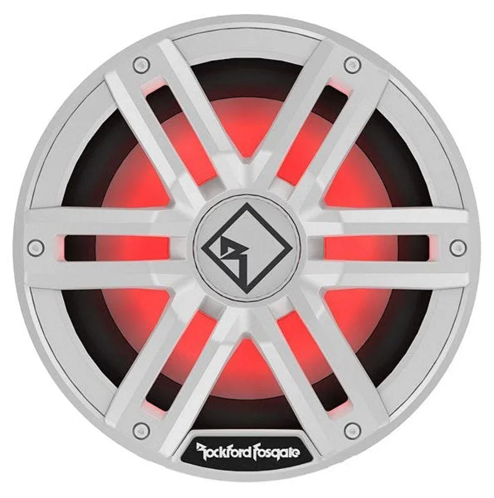 Rockford Fosgate M1D2-12 1200W 12” M1 Series Dual 2-ohm Marine Subwoofer Color Optix LED