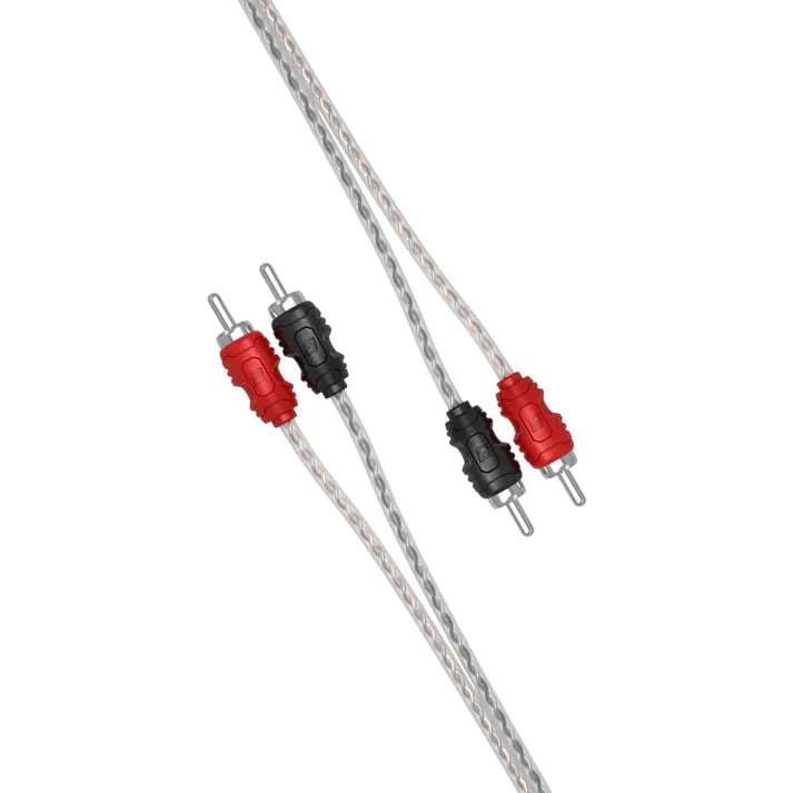 Cerwin Vega RHY2M HED-1 Female to 2 Male 1 Pair Twisted RCA Cable W/single Molded Ends