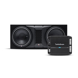 Rockford Fosgate P300X1 Amplifier & P1 2X12