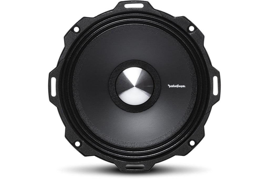 4 Rockford Fosgate PPS4-6 6.5" 400W 4-Ohm Midrange Car Audio Speaker with Fiber Reinforced Paper Cone and Stamp Cast Aluminum Frame