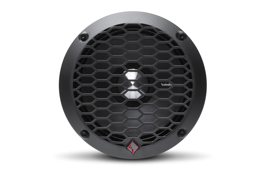 4 Rockford Fosgate PPS4-6 6.5" 400W 4-Ohm Midrange Car Audio Speaker with Fiber Reinforced Paper Cone and Stamp Cast Aluminum Frame