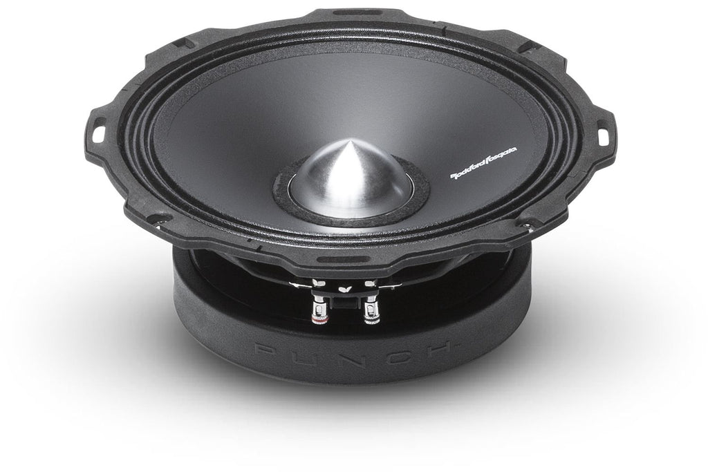 Rockford Fosgate Punch Pro PPS4-8 250W Peak 8" Single Punch Pro Series 4-Ohm High SPL Midrange Speaker
