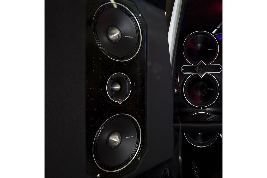 Rockford Fosgate Punch Pro PPS4-8 250W Peak 8" Single Punch Pro Series 4-Ohm High SPL Midrange Speaker