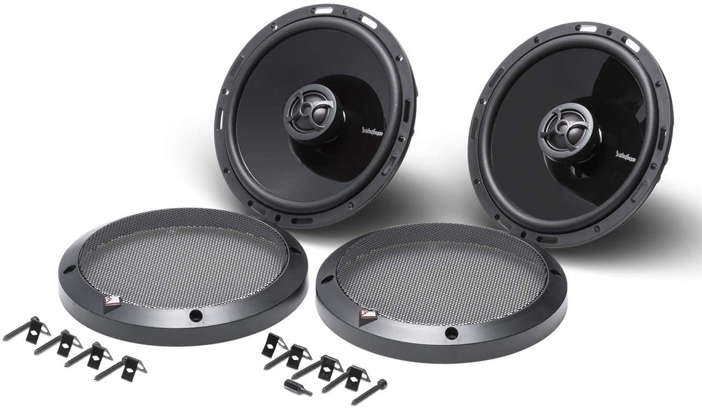Rockford Punch P1650 Speaker<br/> 220W Max 6.5" 2-Way P1 Punch Series Coaxial Speakers w/ PEI Dome Tweeter