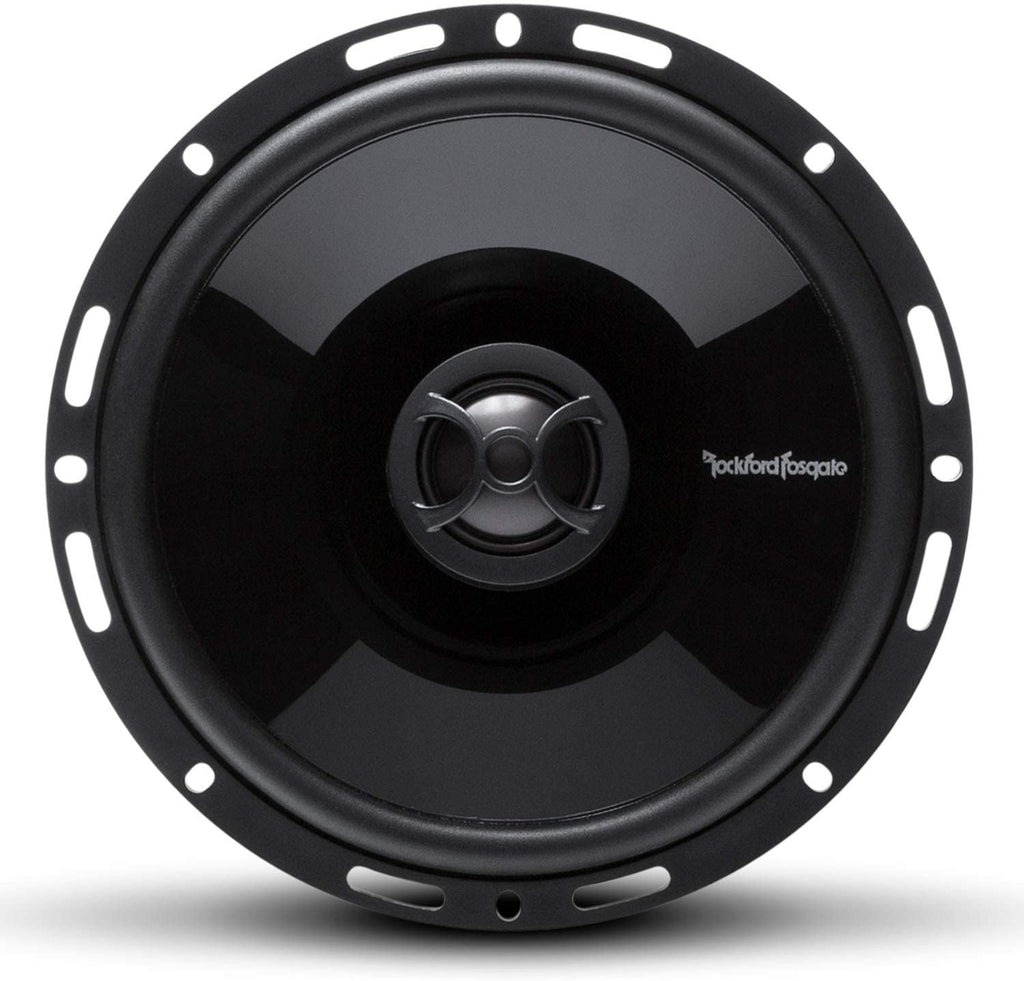 Rockford Punch P1650 Speaker<br/> 220W Max 6.5" 2-Way P1 Punch Series Coaxial Speakers w/ PEI Dome Tweeter