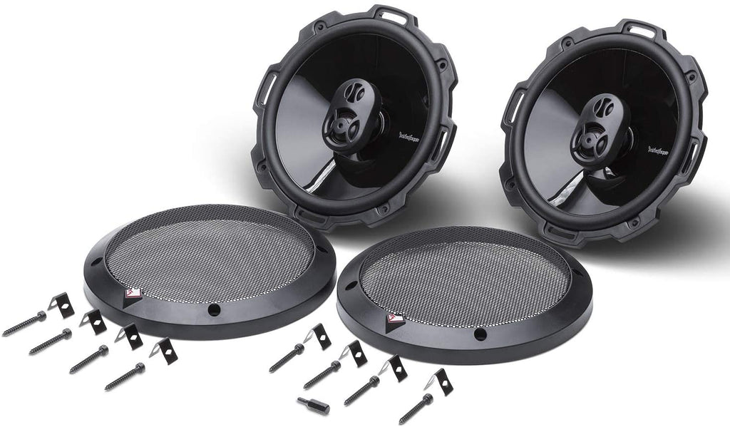 Rockford Fosgate P1694 6 x 9" 4-Way Speakers + P1675 6.75" 3-Way Car Speakers