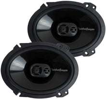 Load image into Gallery viewer, 2004-14 Ford F150 Rockford Fosgate Punch Package w Amplifier &amp; 6x8" Speakers (4) P1683 6" x 8" 3Way Coaxial Car Speakers + P400X4 4Channel Class AB Full Range Amplifier + (4) Speaker Adapter Harnesses