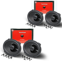 Load image into Gallery viewer, 4x Rockford Fosgate PUNCH P1683 6"x8" 520 Watt 3-way Coaxial Car Stereo Speakers