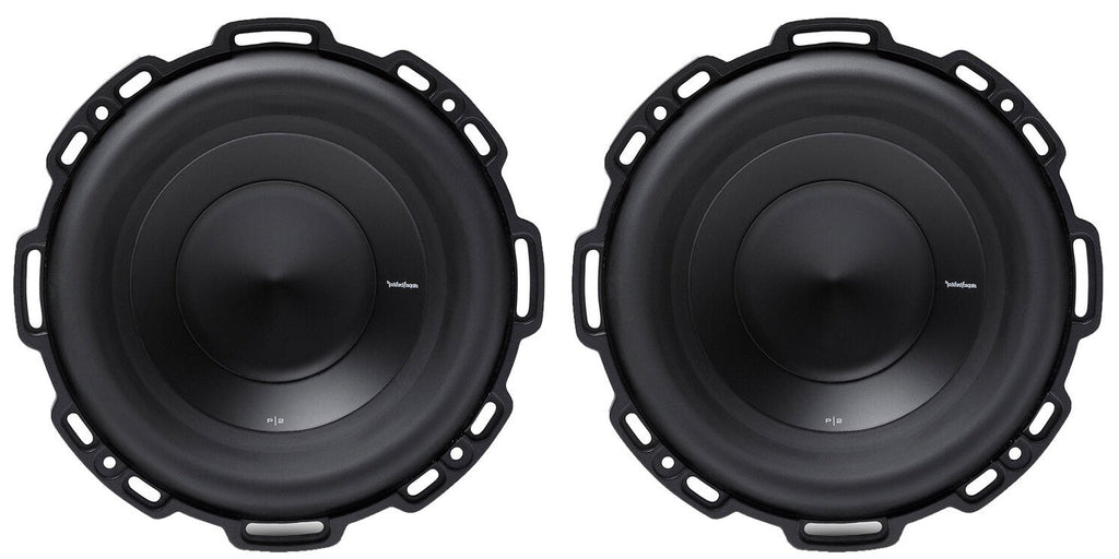 2 Rockford Fosgate Punch P2D2-10 10" Inch 600 Watt Dual 2 Ohm Car Subwoofers