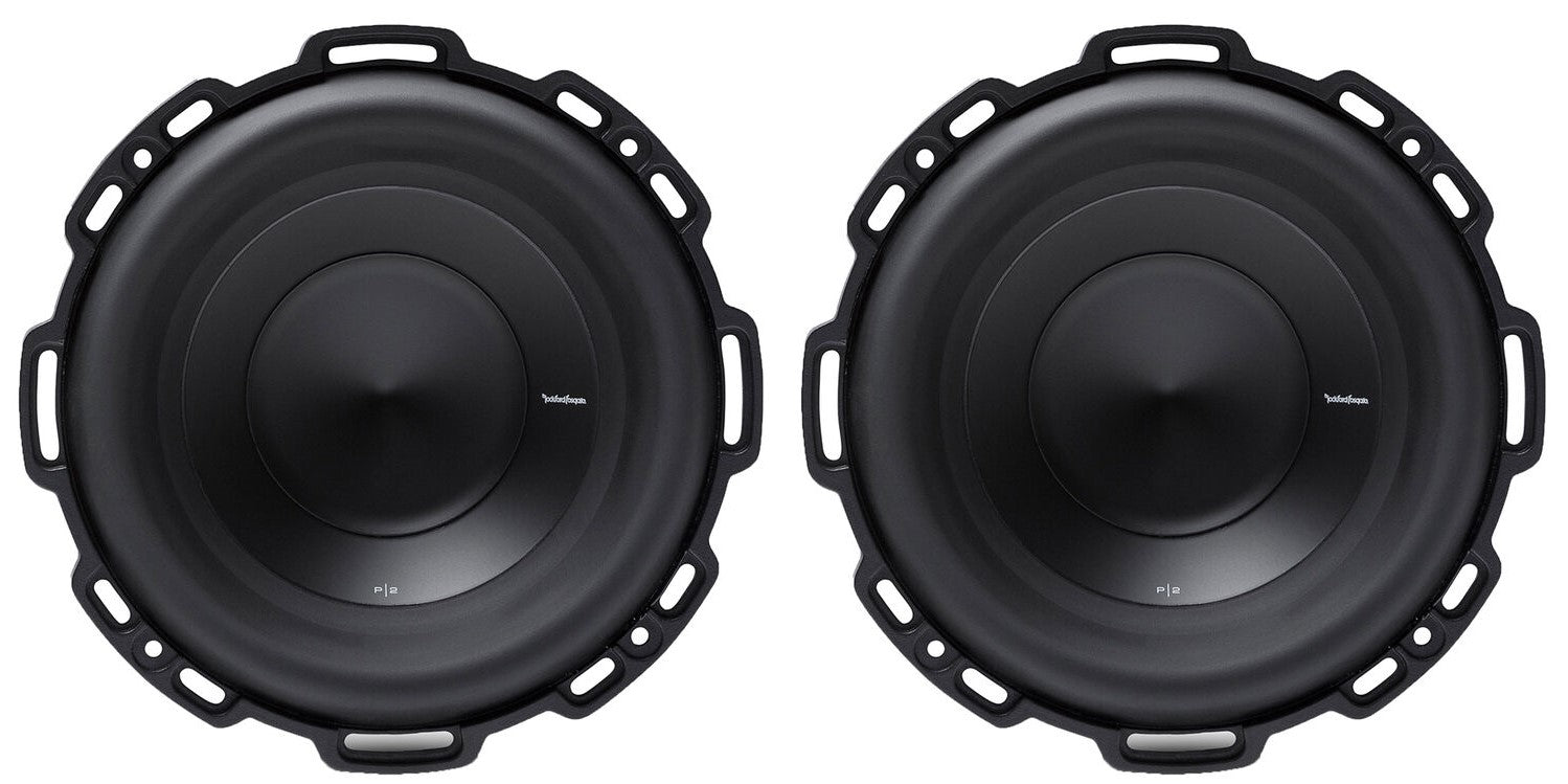 2 Rockford Fosgate Punch P2D2-8 2 Ohm 8-Inch 250 Watts RMS 1000 Watts Peak