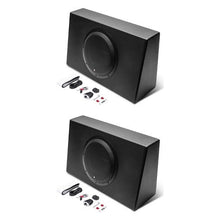 Load image into Gallery viewer, 2 Rockford Fosgate P300-12 12" 300 Watt Single Powered Subwoofer Sub Enclosure