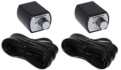 2 Rockford Fosgate PEQ Remote Wired Punch EQ for 2007+ Power & Punch Amps w/ Bass Knob