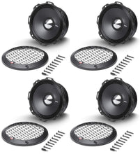 Load image into Gallery viewer, 4 Rockford Fosgate PPS4-6 6.5" 400W 4-Ohm Midrange Car Audio Speaker with Fiber Reinforced Paper Cone and Stamp Cast Aluminum Frame