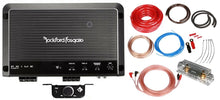 Load image into Gallery viewer, Rockford Fosgate R1200-1D Prime 1200 Watts Class D 1-Channel Amp + Complete 0 Gauge Amp Kit