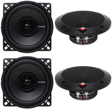 Load image into Gallery viewer, 4 Rockford Fosgate Prime R14X2 120W Peak 4" 2-Way PRIME Series Coaxial Car Audio Speakers