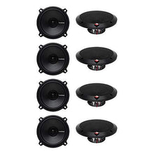 Load image into Gallery viewer, Rockford Fosgate R1525X2 5.25" 5-1/4 160 Watt 2-Way Coaxial Car Audio Speakers (8 Pack)