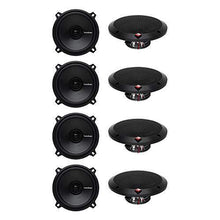 Load image into Gallery viewer, 4 Pairs Rockford Fosgate R1525X2 5.25" 5-1/4 160 Watt 2-Way Coaxial Car Audio Speakers