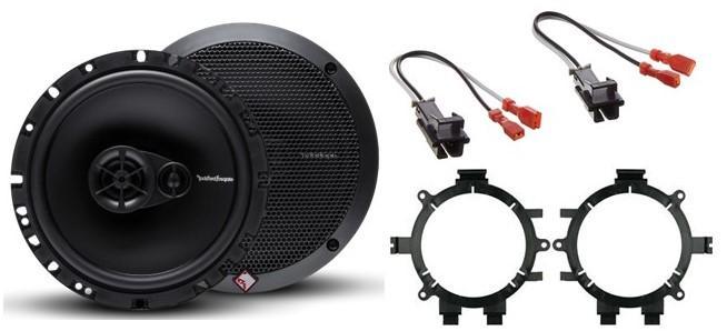 Rockford Fosgate Prime R165X3 Speaker Install Kit for 1999-02 Chevy/GMC Trucks 90W RMS 6.5" 3-Way PRIME Series Coaxial Speakers w/Adapter & Harness for Chevy/GMC Trucks