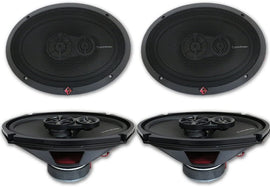 2 Pair Rockford Fosgate R169X3 6x9