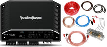Load image into Gallery viewer, Rockford Fosgate R2-300X4 Prime Series 300 Watts 4-Channel Class D Amplifier + 0 Gauge Amp Kit
