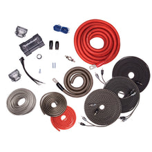 Load image into Gallery viewer, Rockford Fosgate RFK1D DUAL AMP 1/0 AWG Amplifier WIRING KIT True Gauge