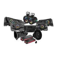 Load image into Gallery viewer, Cerwin Vega RPMRZRKD43 2014+ RZR XP Complete Audio Kit with 6 Ch &amp; 1 Ch Digital Amplifier 10” Sealed Marine Subwoofer, 6.5” Tower Speaker System, and CMR3 Media Audio Player