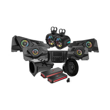 Load image into Gallery viewer, Cerwin Vega RPMRZRKD43 2014+ RZR XP Complete Audio Kit with 6 Ch &amp; 1 Ch Digital Amplifier 10” Sealed Marine Subwoofer, 6.5” Tower Speaker System, and CMR3 Media Audio Player