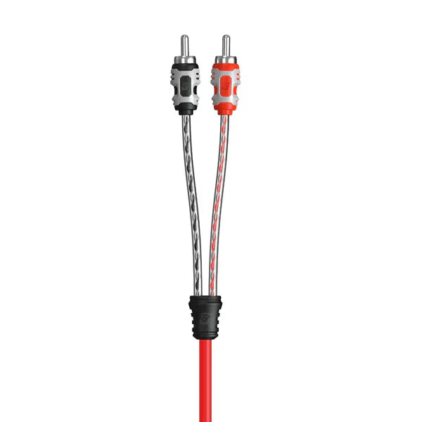 Cerwin Vega RV17 2-Channel Dual Twisted RCA Cable W/dual Molded Ends 17ft