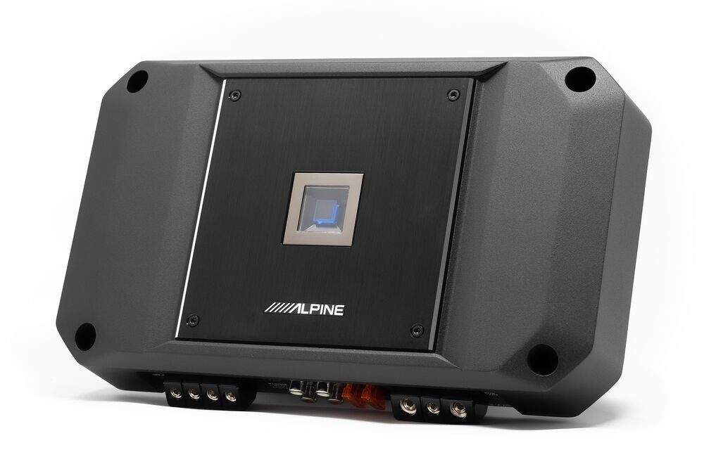 Alpine R2-A75M 750 W RMS R-Series Class-D Mono Sub Amplifier + 4 Gauge Amp Kit