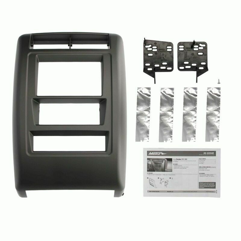 Metra 95-6554B Double DIN Radio Dash Install Kit for 1997-2001 Jeep Cherokee