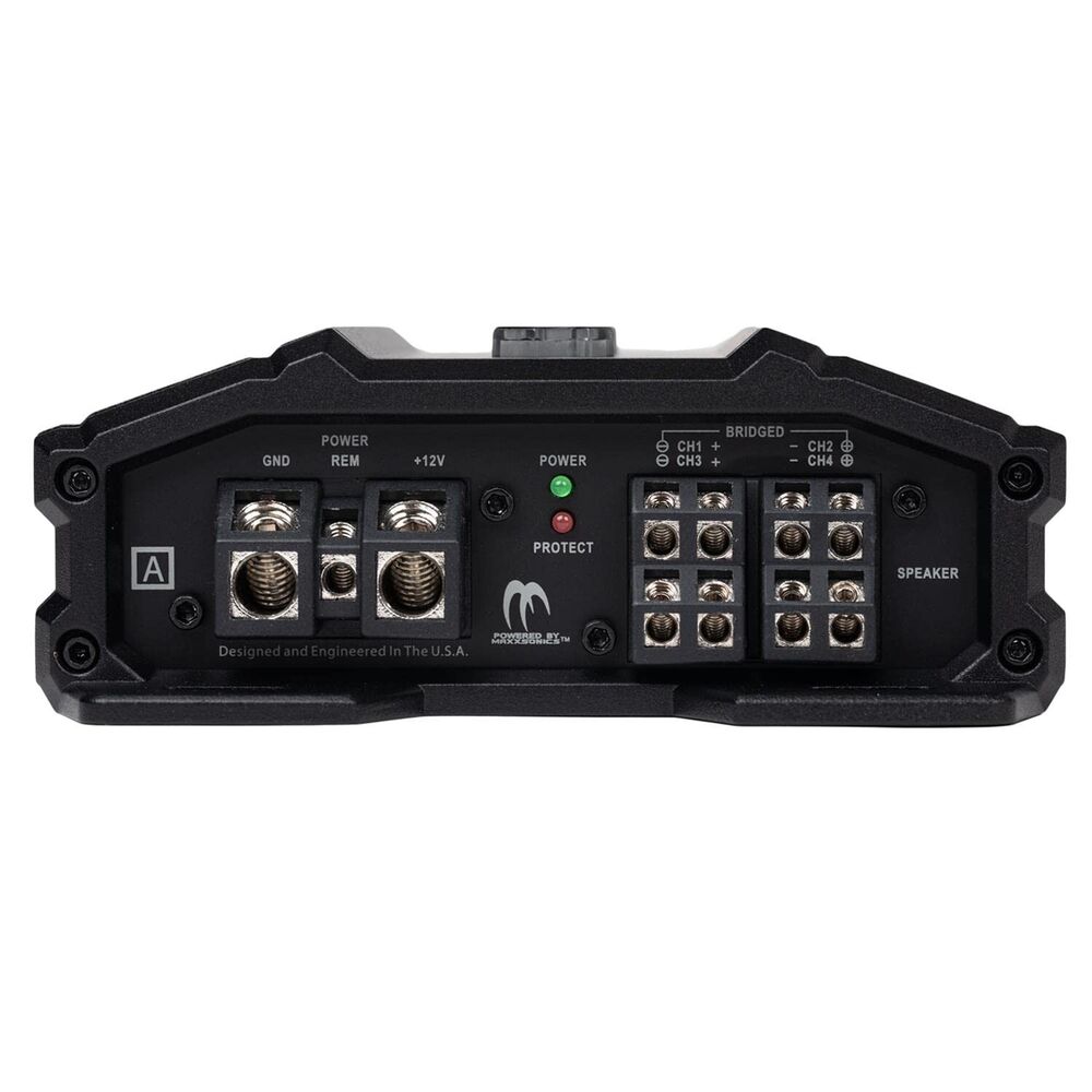 Hifonics ZD-1350.4D 1350 Watt RMS Class-D 4-Channel Car Amplifier + 4 Gauge Amp Kit