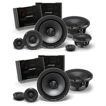 Load image into Gallery viewer, Alpine HDZ-653S 6.5” 3-Way &amp; HDZ-65CS 6.5” 2-Way Slim-fit Component Speaker Set