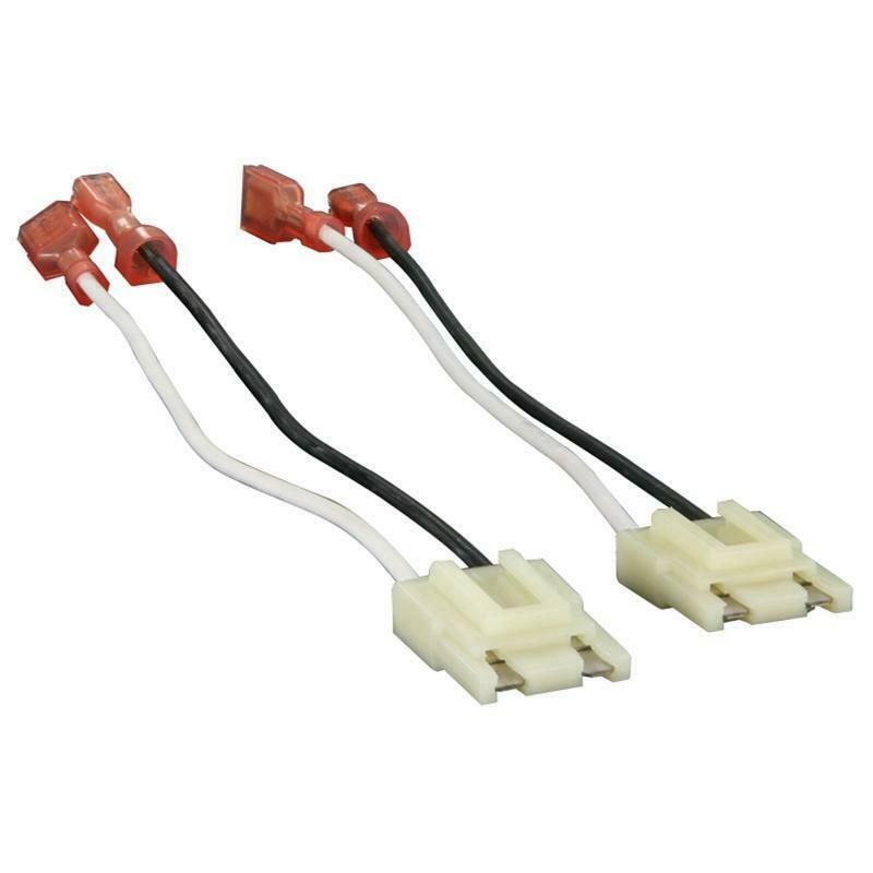 Metra 72-1002 Jeep / Eagle Chrysler Speaker Connectors W/ 2 Pin Flat Plug New