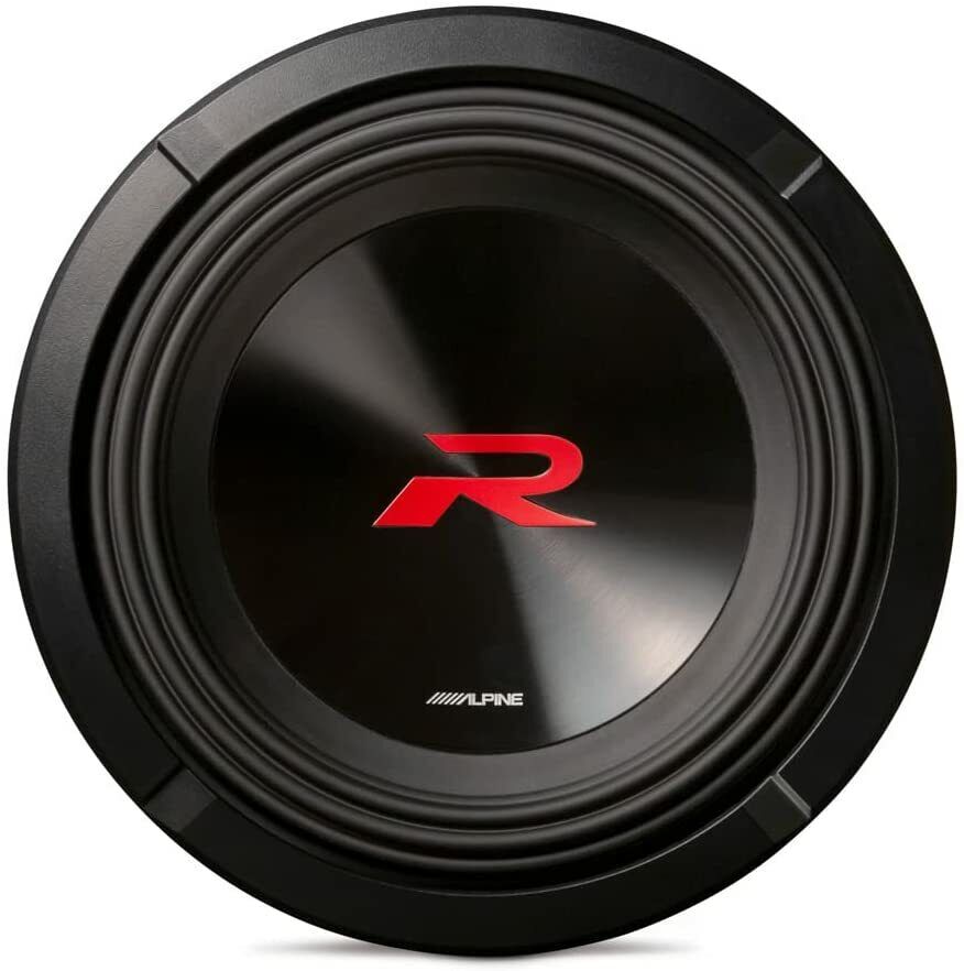 Alpine R2-W10D4 10" 4 Ohm 2250 Max DVC Car Audio Subwoofer + Ported Box