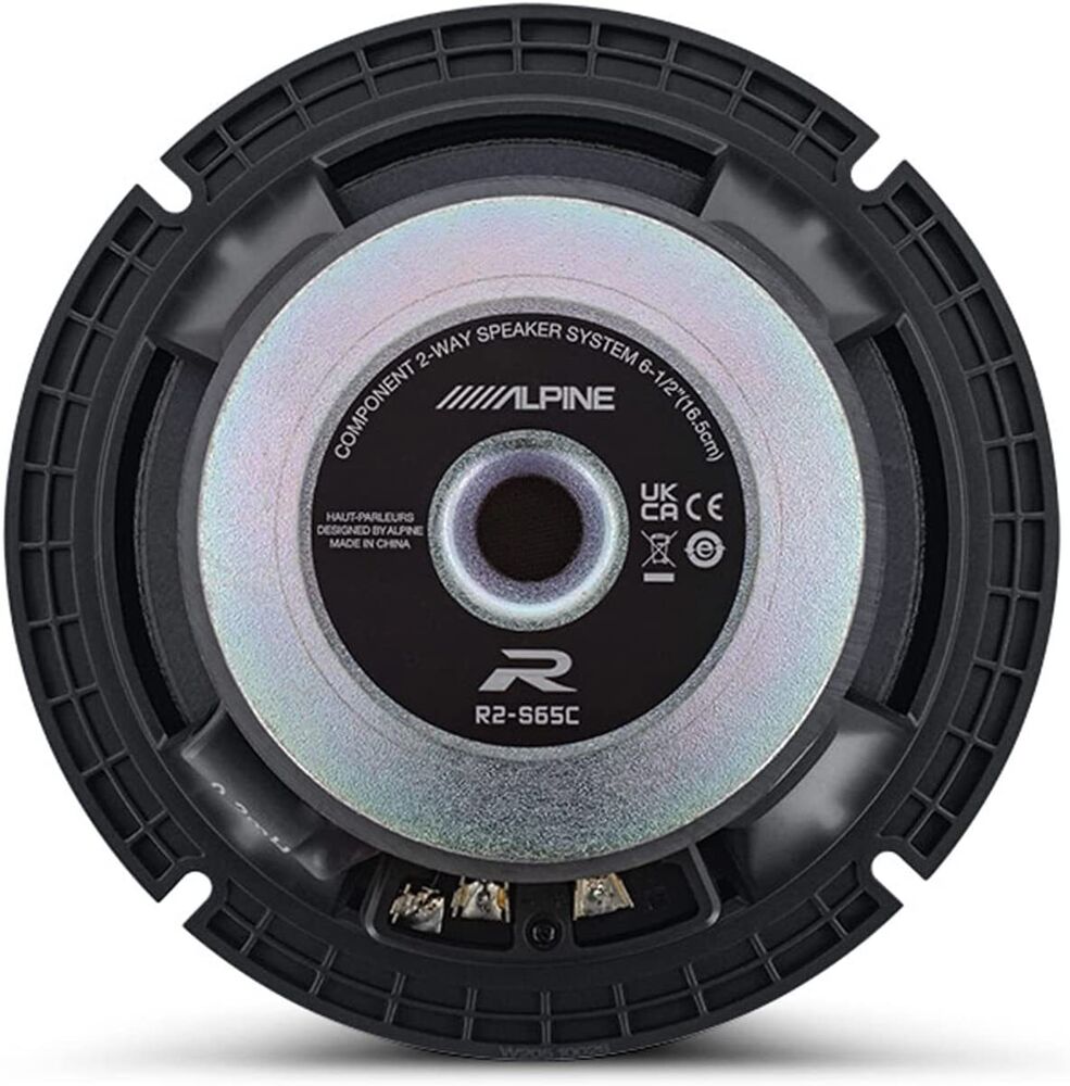 2 Pair Alpine R-Series R2-S65C 6.5" 300 Watts Component Car Audio Speaker