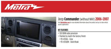 Load image into Gallery viewer, Metra 95-6556G Gray 2006 2007 06 07 JEEP Commander Car Radio Stereo Installation Dash Kit