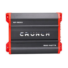 Load image into Gallery viewer, Crunch Ground Pounder GP-1500.1 1500W Max Monoblock Subwoofer Class AB 1500 Watts Car Amplifier with 8 Gauge Amp Kit