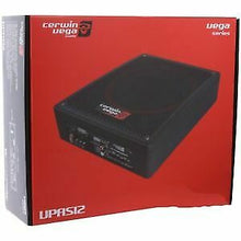 Load image into Gallery viewer, Cerwin Vega VPAS12 600W Max (250W RMS) 12" Under Seat Powered Subwoofer Enclosure Slim Powered Enclosure