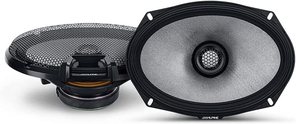 Alpine R-Series R2-S69 300 Watts 6x9" 2-Way Coaxial Car Audio Speakers