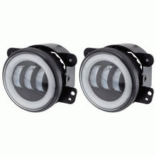 Load image into Gallery viewer, Heise HE-JWBFL02RGB 4 Inch White Angel Eye Halo for 2007 – 2018 Jeep Wranglers JK