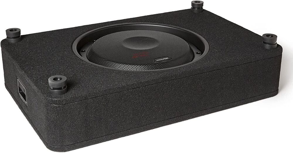 Alpine RS-SB12 R-Series 12" Halo Compact Loaded Subwoofer Enclosure, 1800 W subwoofer