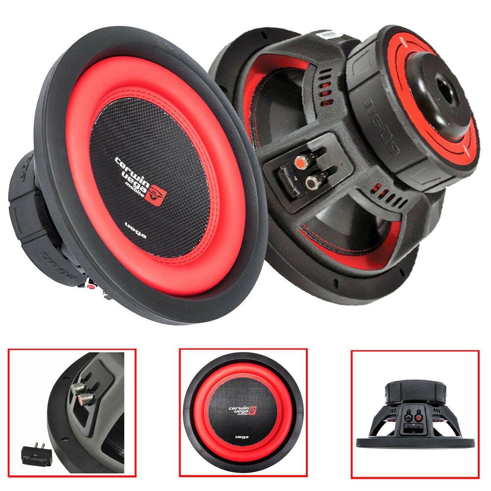 Cerwin Vega V102DV2 1100W Max 10" Vega Series Dual 2 ohm Car Subwoofer