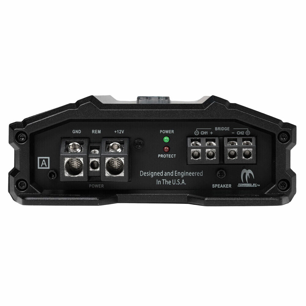 Hifonics ZD-1350.2D 1350W RMS Class-D 2-Channel Car Stereo Amplifier + 0 Gauge Amp Kit