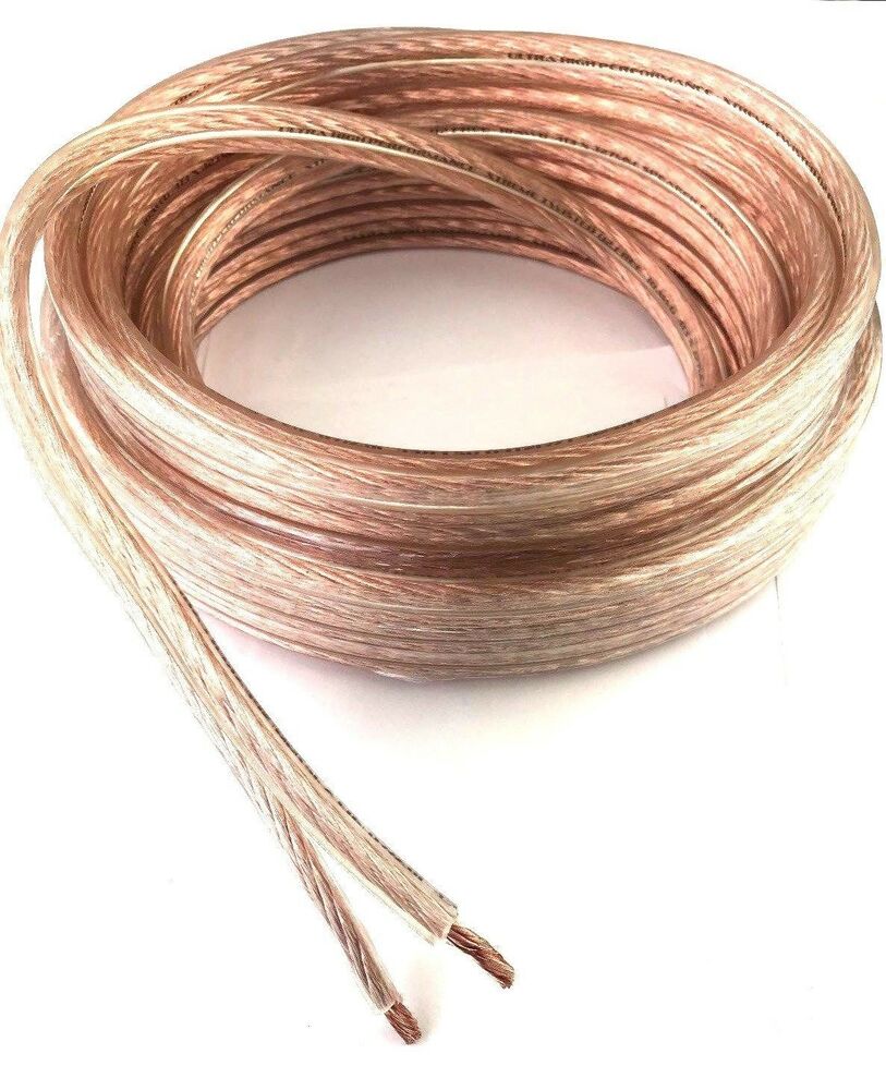 XP Audio Clear XS16G-25 16 True Gauge 25 FT CCA Marine Car Audio Speaker Cable Wire