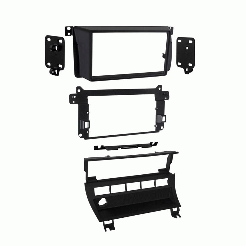 Metra 95-9310B BMW 99-06 3-Series with 5-Switch Panel Vehicle Double DIN Dash Installation Kit with Metra 70-8590 Wiring Harness and Metra 40-VW10 Antenna Adapter