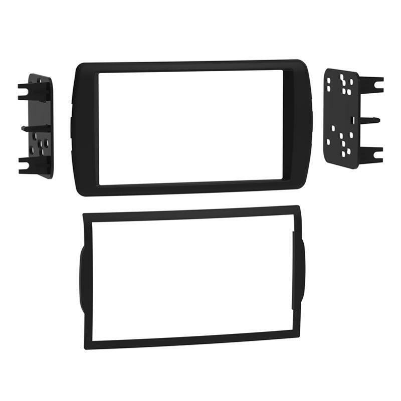 Metra 95-6547B Double DIN Dash Kit for Dodge Durango 2002-2003 Dakota 2002-2004 + Wire Harness + Antenna