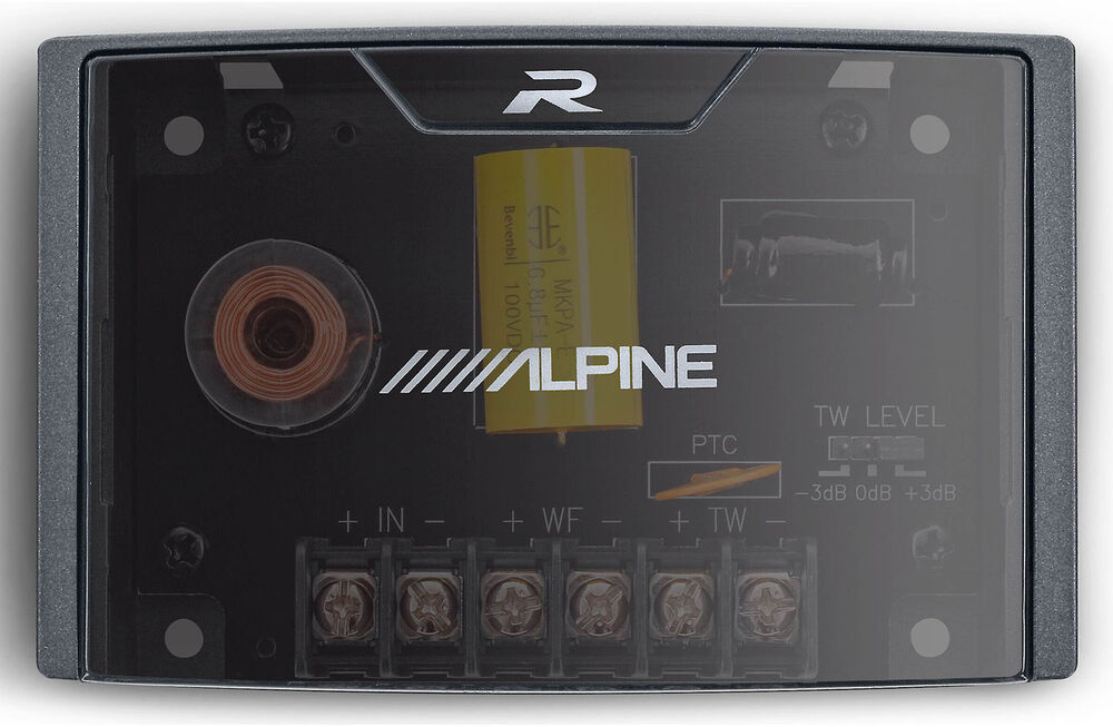 2 Pair Alpine R-Series R2-S652 6.5" 300 Watts Component Car Audio Speaker