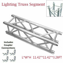 Load image into Gallery viewer, MR DJ 3.28ft Straight Square Aluminum Truss Segment Pro Lighting + 4 coupler connections
