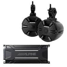 Load image into Gallery viewer, Alpine SPV-65-SXS 6.5" Powersports Cage Mount Speaker Pods with Alpine KTA-30FW