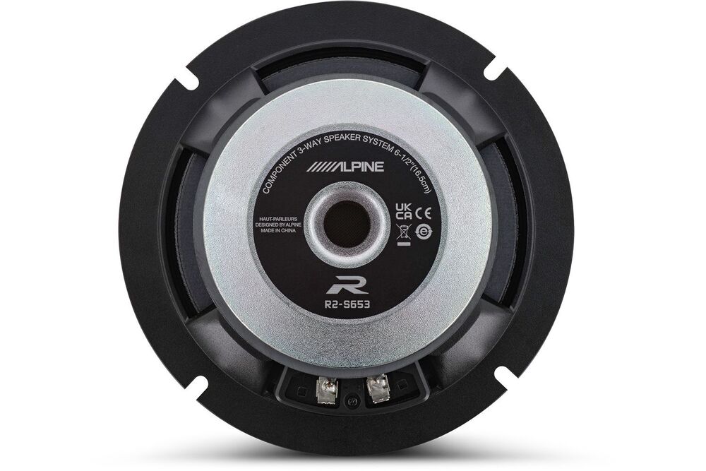 Alpine R-Series R2-S653 3-Way  6.5" Component & R2-S65 6.5" Car Audio Speaker